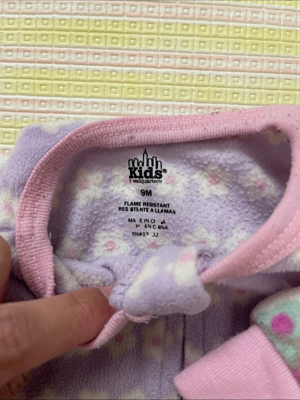 Baby Girl Footed Pajama Bundle 9months